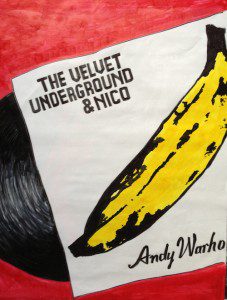 Brad Heckman drawing - the Velvet Underground and Nico