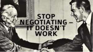 Stop Negotiating